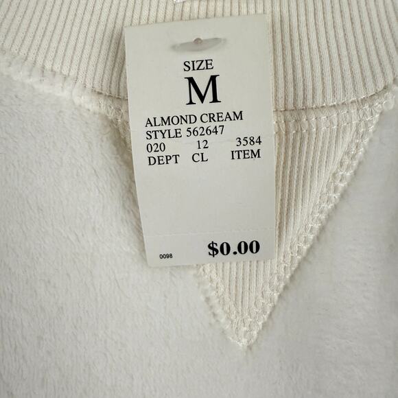 Wondershop Target Pajama Top Womens M Ivory White Soft Loungewear Sleepwear - Picture 4 of 12